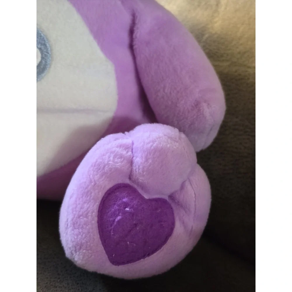 Nanco Care Bears Sitting Share Bear Stuff Toy Purple Lollipop Teddy 15